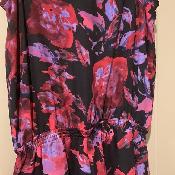 AQUA Floral Jumpsuit S - Picture 10 of 12